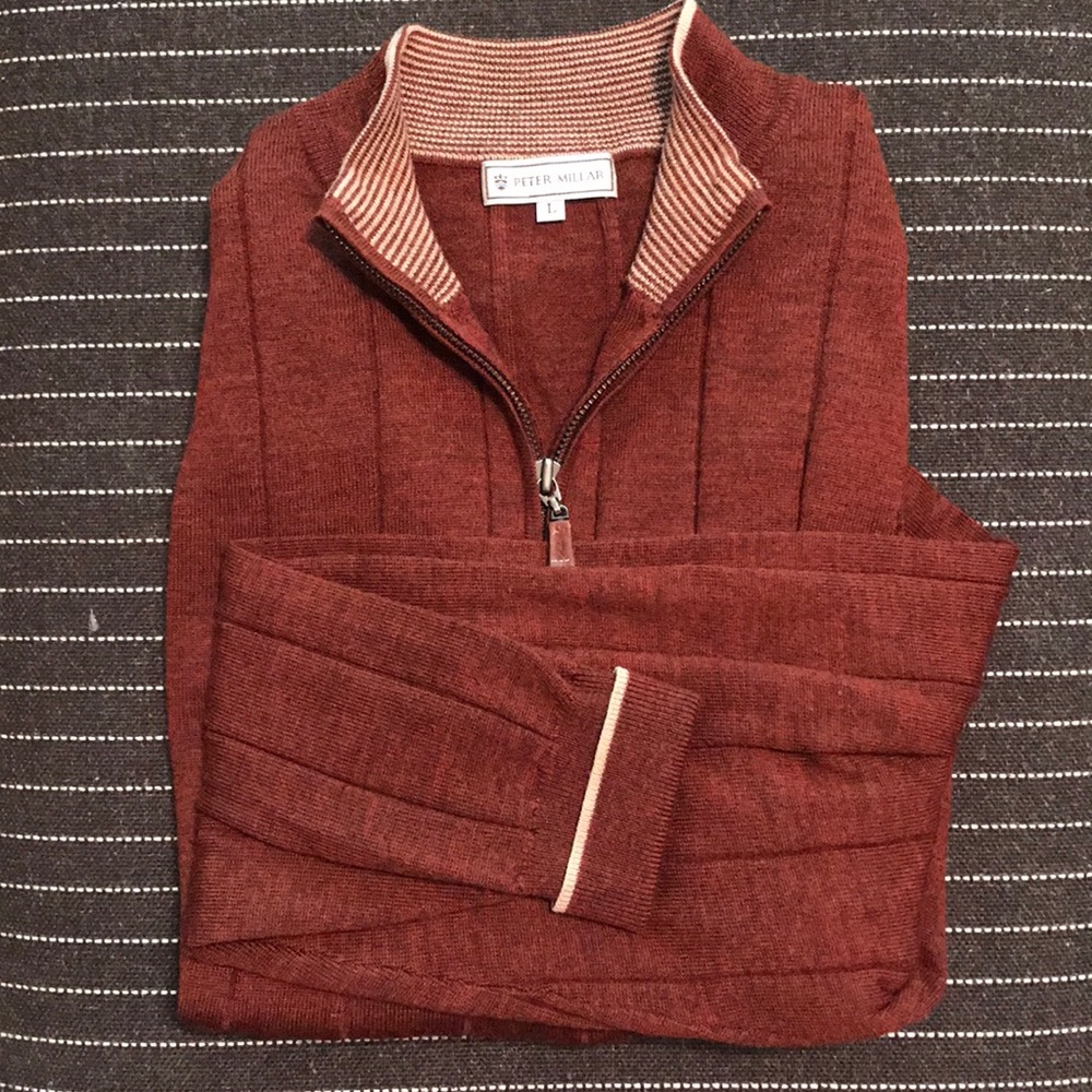 Peter Miller 1/4 zip sweater